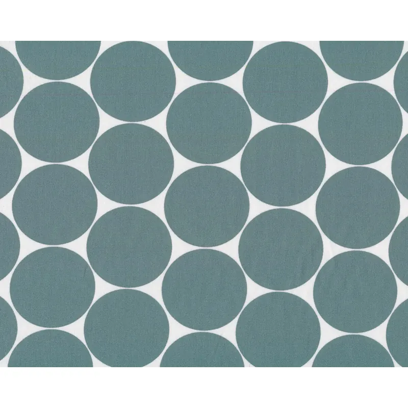 Baumwollstoff DORO, Polka Dots, türkisgrün