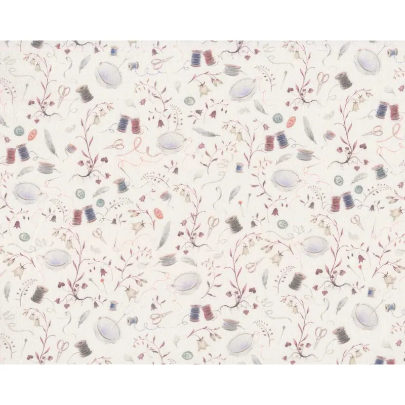 Baumwollstoff FADENPOESIE, Sophia Drescher, Acufactum