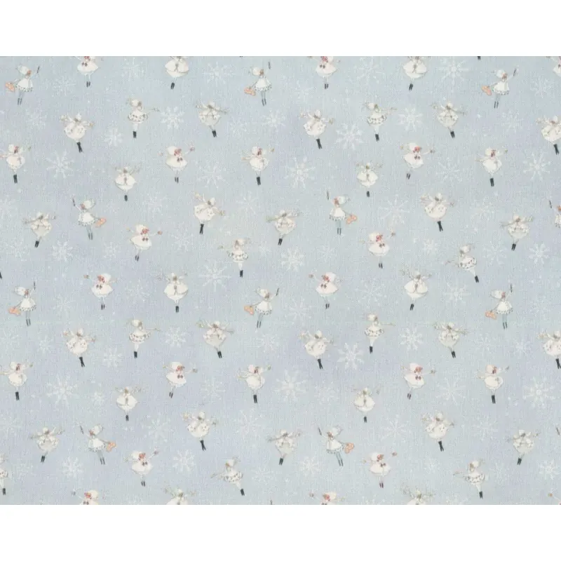 Baumwollstoff FLOCKENTANZ, Silke Leffler, Acufactum