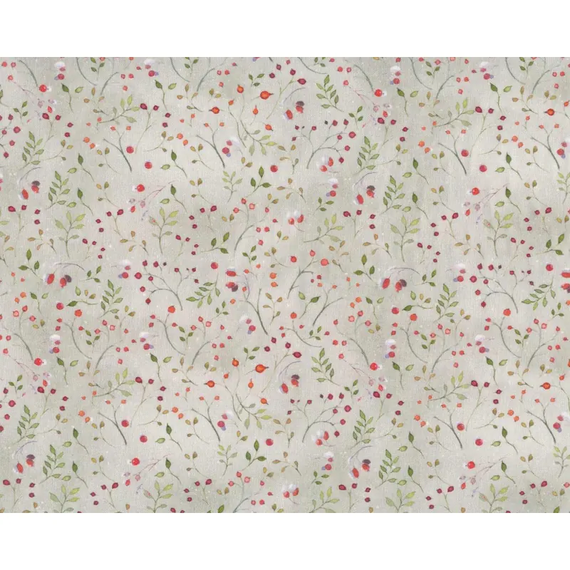 Baumwollstoff MINI WINTERBEEREN, Sophia Drescher, Acufactum