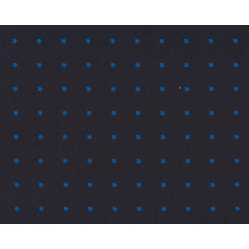 Baumwollstoff mit Stretch STARS, Sterne, schwarz-blau, Fibre Mood