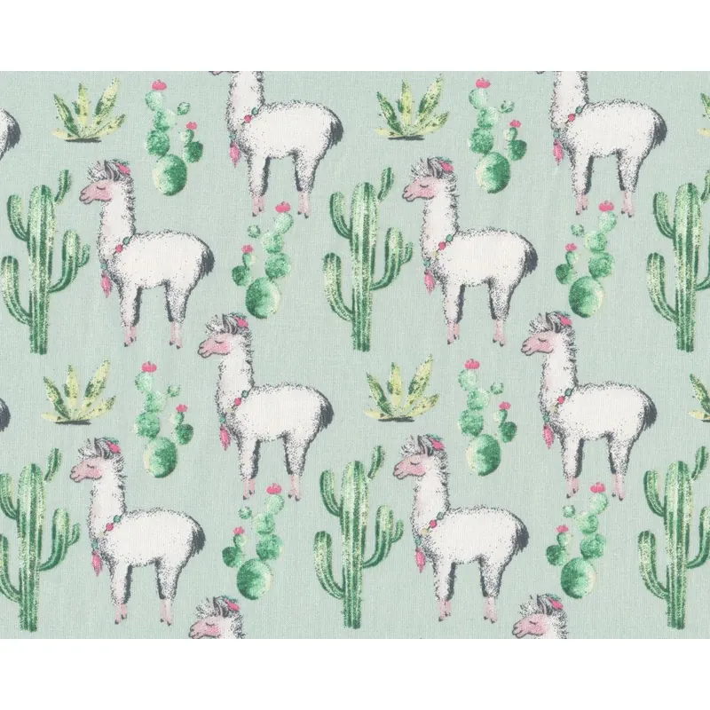 Baumwollstoff SURI, Lamas