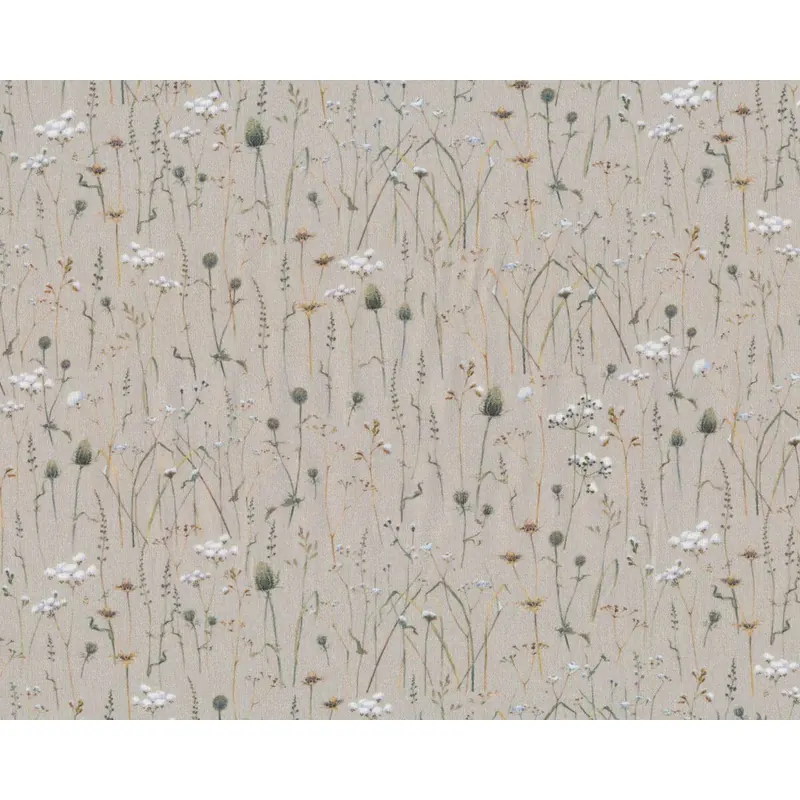 Baumwollstoff WINTERGRÄSER, natur, Acufactum