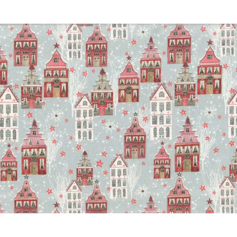 Baumwollstoff WINTERSTADT, Acufactum