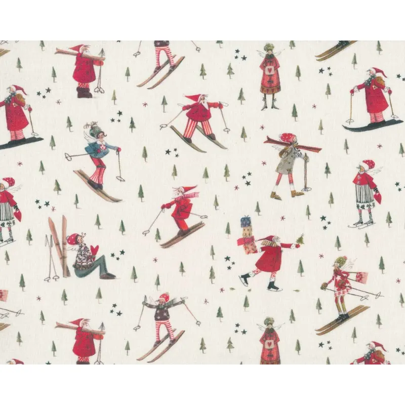 Baumwollstoff WINTERWEIHNACHTSSPORT, Acufactum