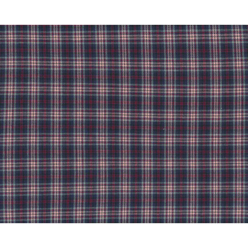 Baumwollwebstoff YULIANA, Karo-Design, dunkelblau, Hilco