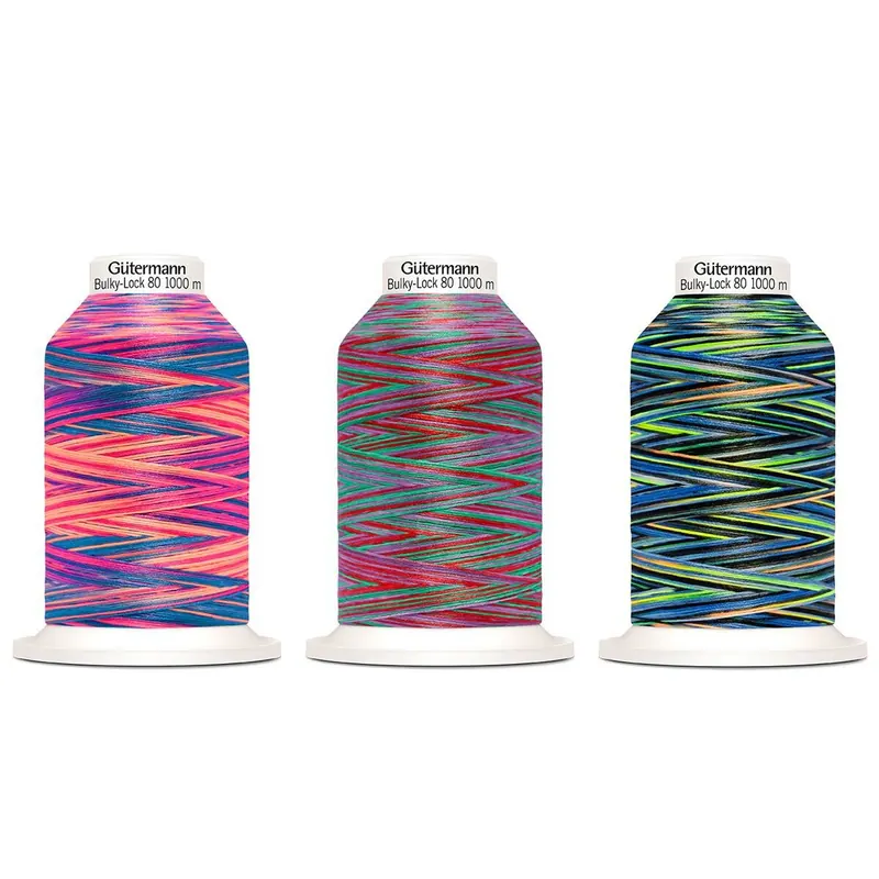 Bauschgarn BULKY-LOCK 80, multicolor, Gütermann