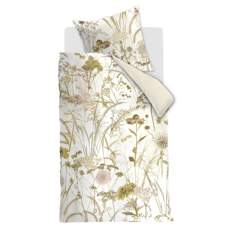 Beddinghouse Baumwolle Bettwäsche Cely al 155 cm x 220 cm natur