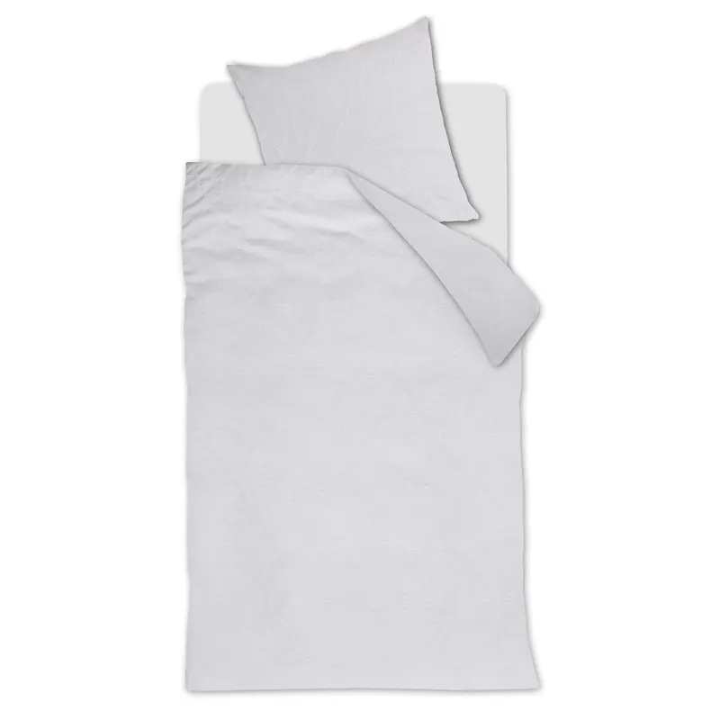 Beddinghouse Baumwolle Bettwäsche Milky_White_ _UV_155x220 + 1x 1 , 1 155 cm x 220 cm weiß