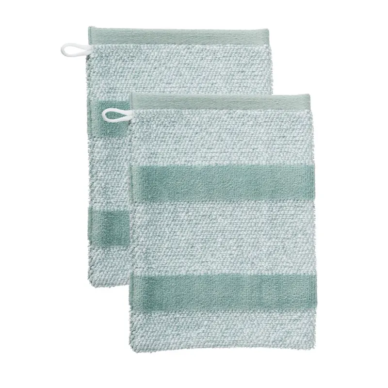 Beddinghouse Baumwolle Heimtextilie Sheer Stripe 3 x Waschlappen - 100% , 600 GSM 3 x Waschlappen set von 3 16 x 22 cm