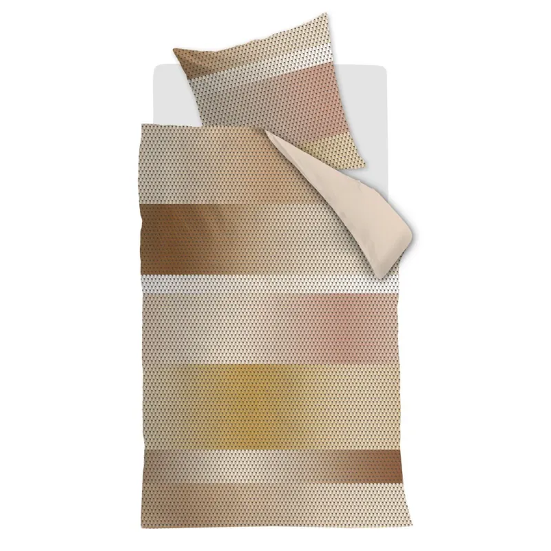 Beddinghouse Baumwollmischung Bettwäsche DD Hollywood Boulevard Sand Sand 135 cm x 200 cm natur