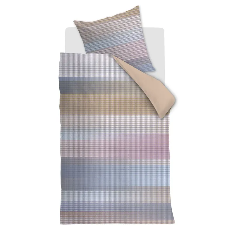 Beddinghouse Baumwollmischung Bettwäsche DD Wall Street Multi 135 cm x 200 cm bunt