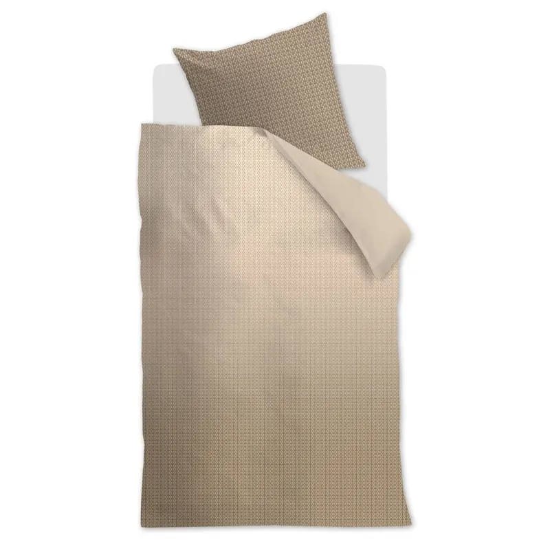 Beddinghouse Baumwollmischung Bettwäsche Shiva Sand Sand 155 cm x 220 cm natur