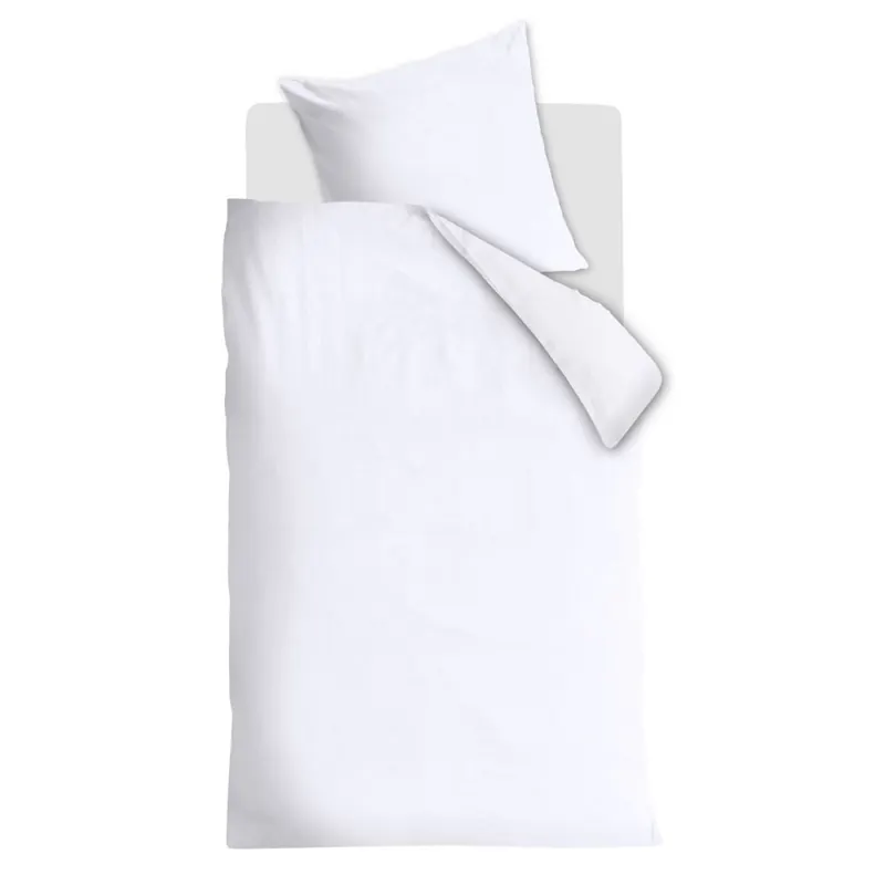 Beddinghouse Baumwollmischung Bettwäsche Sun White 135 cm x 200 cm weiß