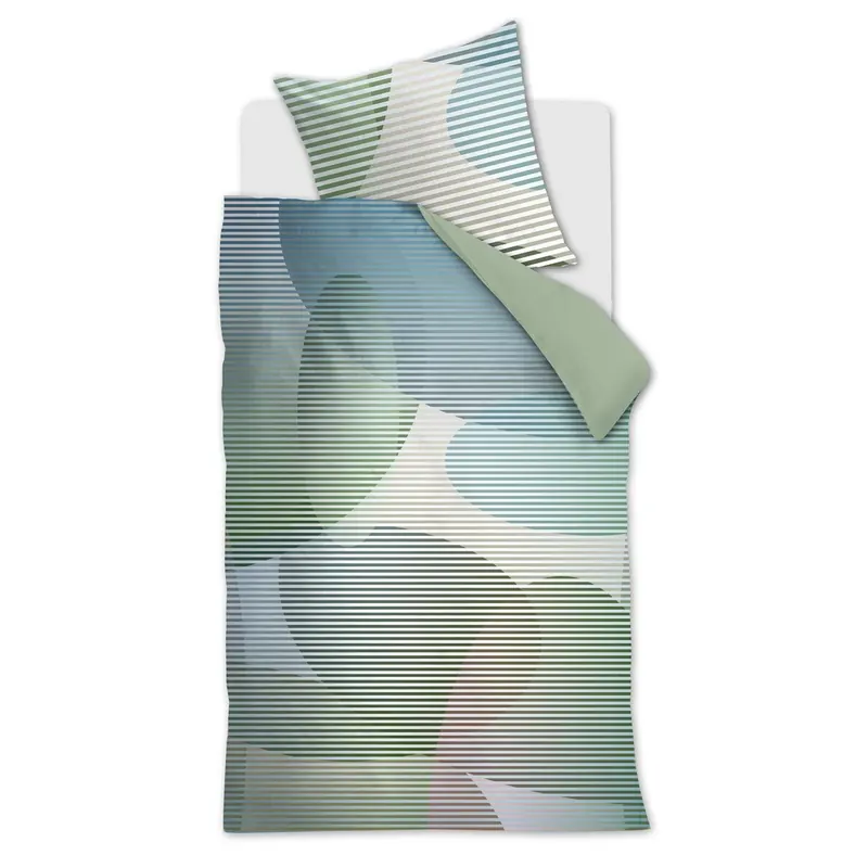 Beddinghouse Bettwäsche DD Prismatic Blue Green 135x200 blau