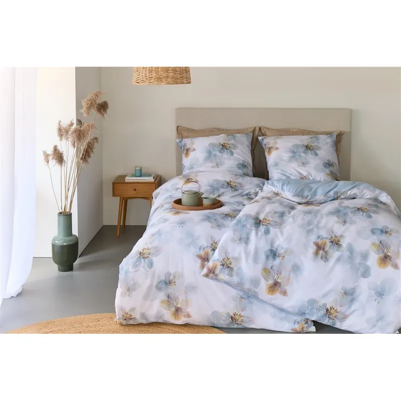 Beddinghouse Bettwäsche Estelle Blue Grey 155x220 Grau