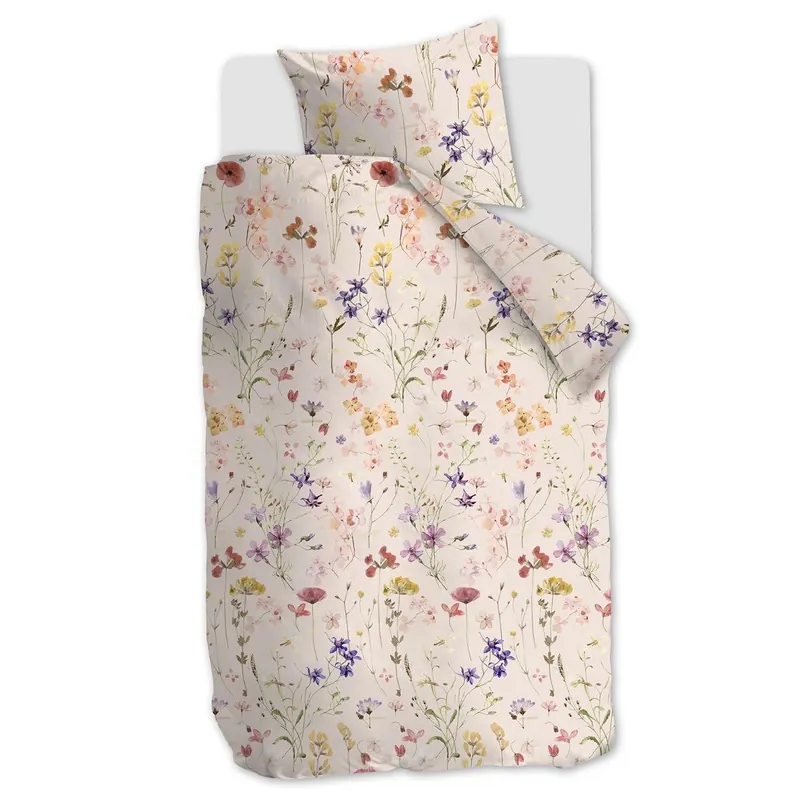 Beddinghouse Bettwäsche Flowerlove Sand 135x200 natur
