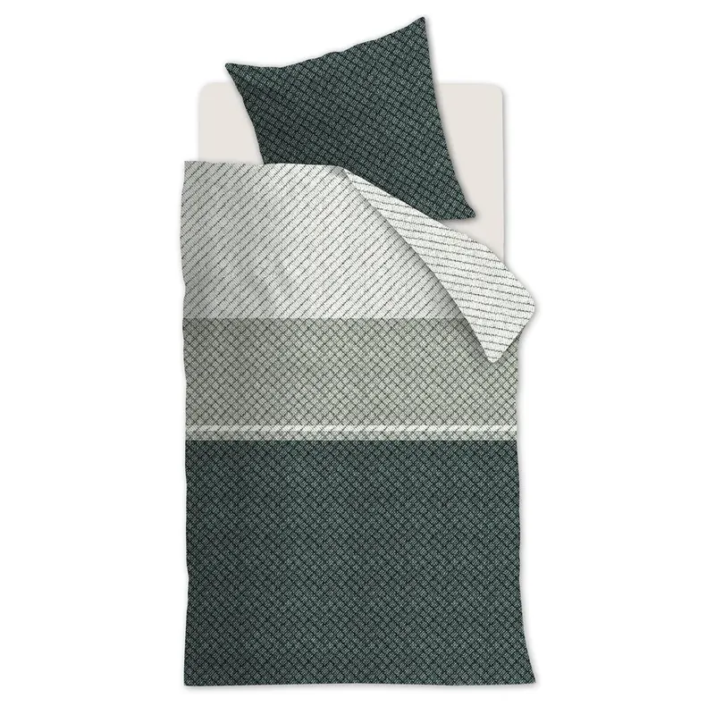 Beddinghouse Bettwäsche Imre Green 155x220 grün