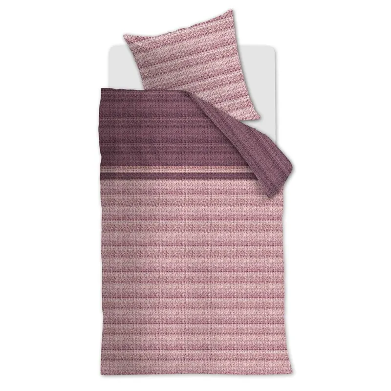 Beddinghouse Bettwäsche Lorena_Mauve_ _UV_155x220 + 1x 1 , 1 155 x 220 cm, 80 x 80 cm rosa