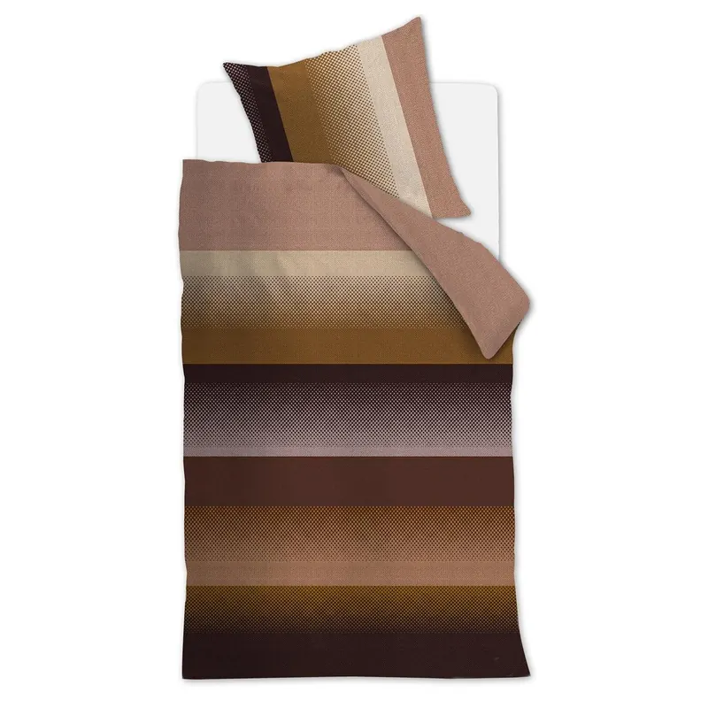 Beddinghouse Bettwäsche Luke_Dark Red_ _UV_135x200 + 1x 1 , 1 135 x 200 cm, 80 x 80 cm rot