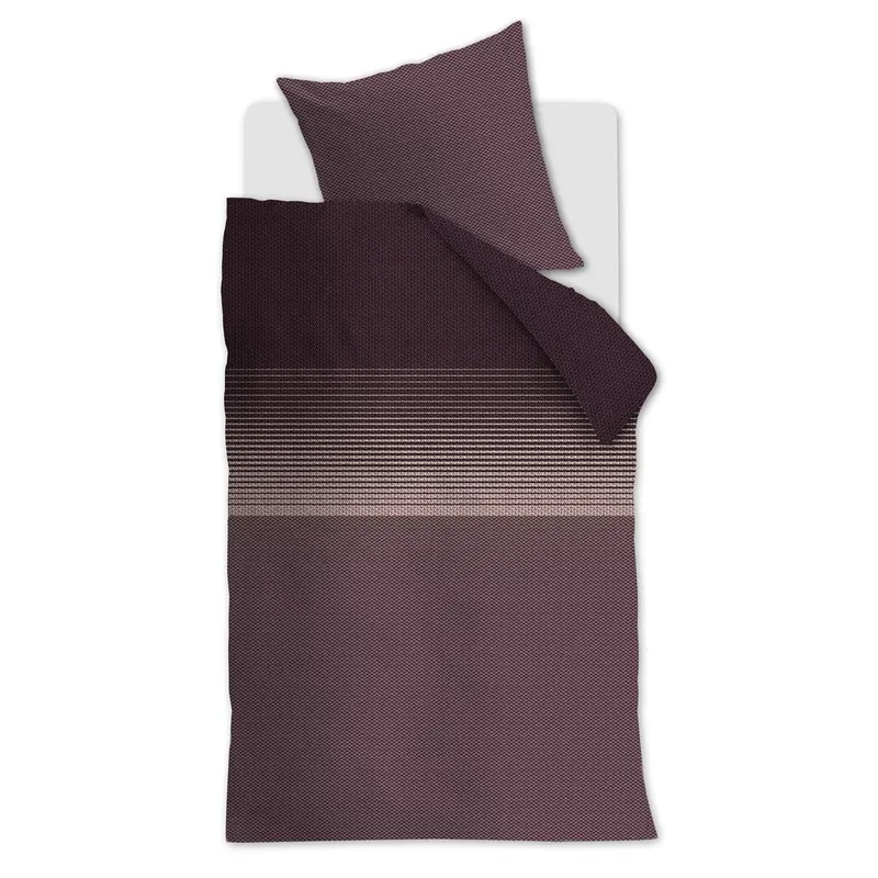Beddinghouse Bettwäsche mi_Dark Red_ _UV_135x200 + 1x 1 , 1 135 x 200 cm, 80 x 80 cm rot
