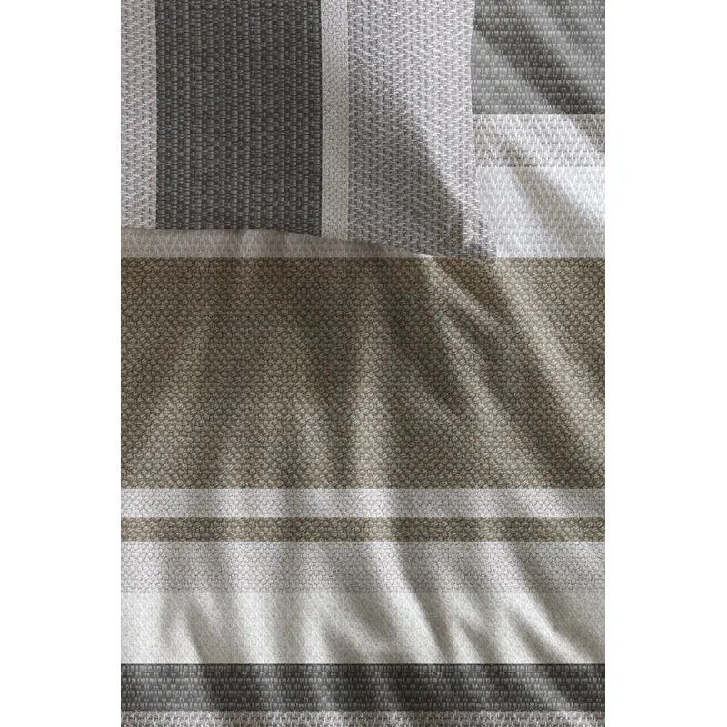 Beddinghouse Bettwäsche Nyls Biber-Flanell 200 x 200 cm + 2x 80 x 80 cm Grau