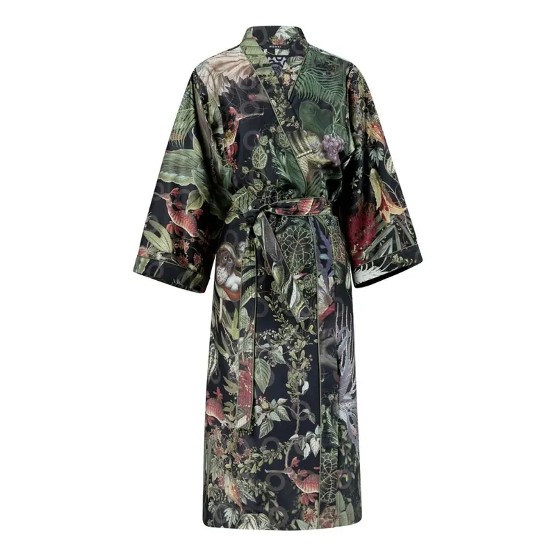 Beddinghouse Heimtextilie Ba mantel Menagerie Kimono_Raven_UV_UV_L/XL L/XL L/XL bunt