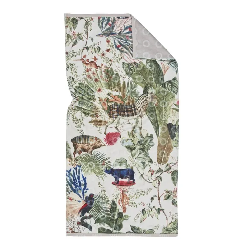Beddinghouse Heimtextilie Duschtuch Menagerie Towel_Ivory_UV_UV_70x140 / Inch 1 Duschtuch 70x140 cm, 28x55 bunt