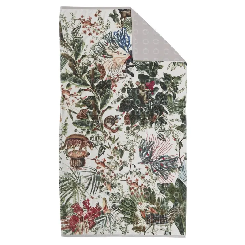 Beddinghouse Heimtextilie Strandlaken Menagerie Beach towel_Ivory_UV_UV_100x180 / Inch 1 Strandlaken 100x180 cm, 40x71