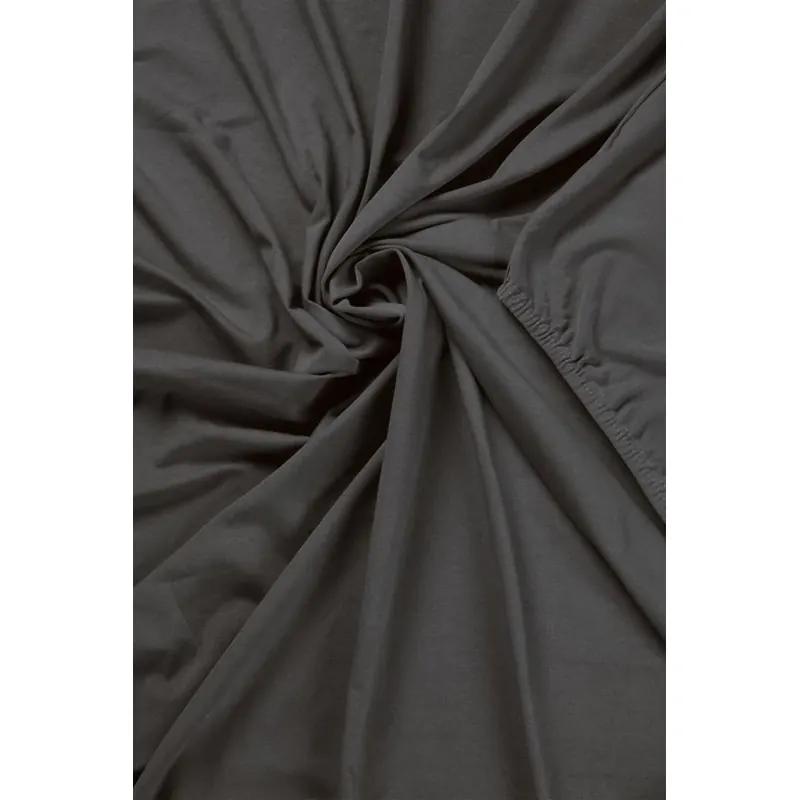 Beddinghouse Jersey Spannbettlaken HL_Anthracite_UV_UV_100x200/220 /220 cm, Pocket pth: 40 cm 1 100 x 200 grau