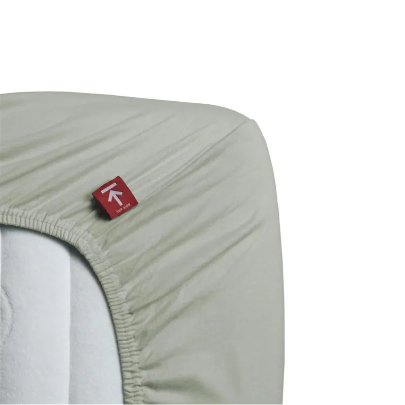 Beddinghouse Jersey Spannbettlaken HL_Grey Green_UV_UV_160x200/220 /220 cm, Pocket pth: 40 cm 1 160 x 200 Grau