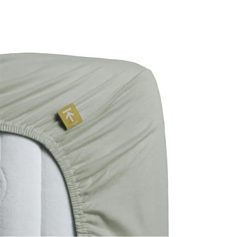 Beddinghouse Jersey Spannbettlaken HL_Grey Green_UV_UV_90x200/220 /220 cm, Pocket pth: 40 cm 1 90 x 200 Grau
