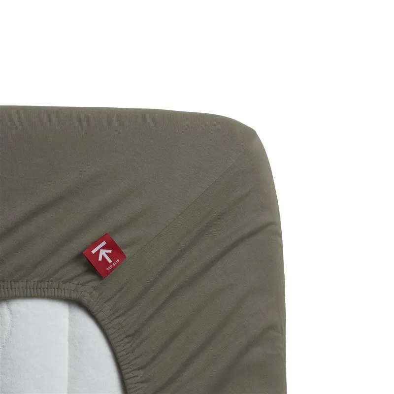 Beddinghouse Jersey Spannbettlaken Stretch HL_Warm Grey_UV_UV_160x200/220 /220 cm, Pocket pth: 40 cm 1 160 x 200 Grau