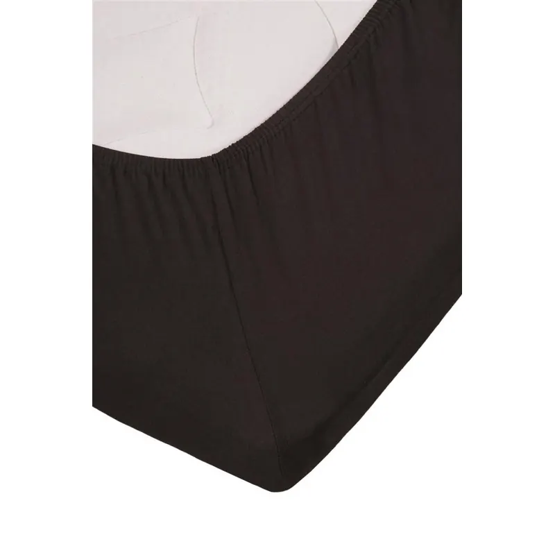 Beddinghouse Jersey Spannbettlaken Stretch TD_Black_UV_UV_160x200/220 /220 cm, Pocket pth: 25 cm 1 Topper- 160 x 200