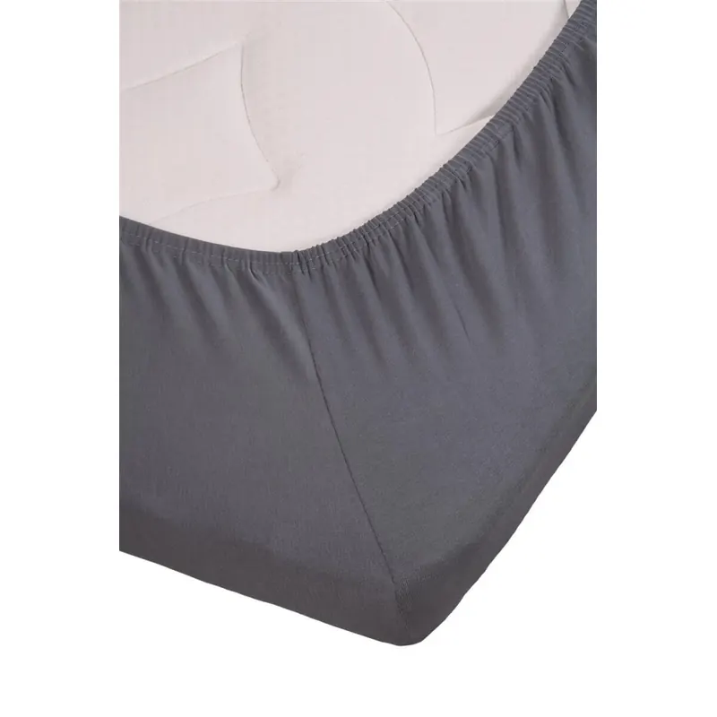 Beddinghouse Jersey Spannbettlaken Stretch TD_Cool Grey_UV_UV_160x200/220 /220 cm, Pocket pth: 25 cm 1 Topper- 160 x 200