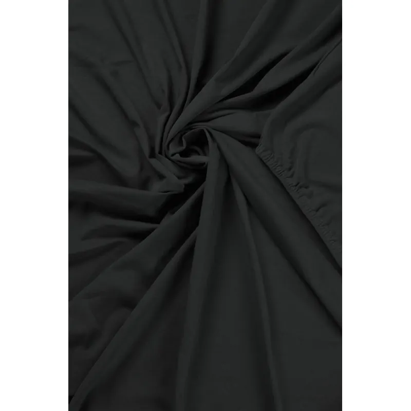 Beddinghouse Jersey Spannbettlaken TD_Anthracite_UV_UV_100x200/220 /220 cm, Pocket pth: 25 cm 1 Topper- 100 x 200 grau