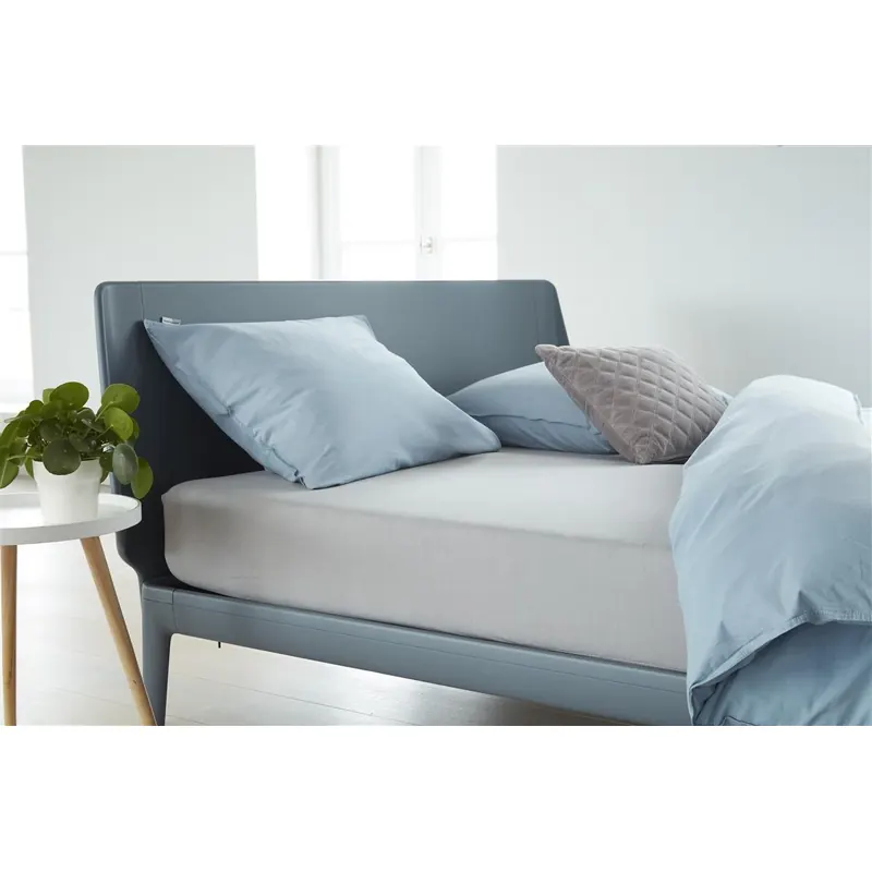 Beddinghouse Jersey Spannbettlaken TD Light Grey /220 200x200 Grau