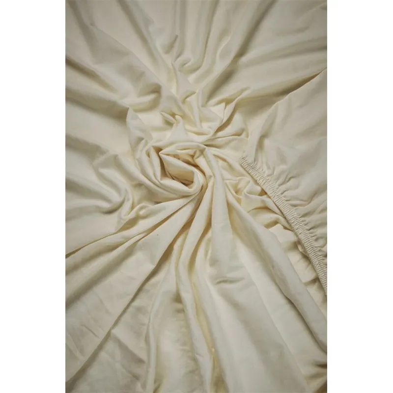 Beddinghouse Jersey Spannbettlaken TD_Off-white_UV_UV_100x200/220 /220 cm, Pocket pth: 25 cm 1 Topper- 100 x 200 weiß