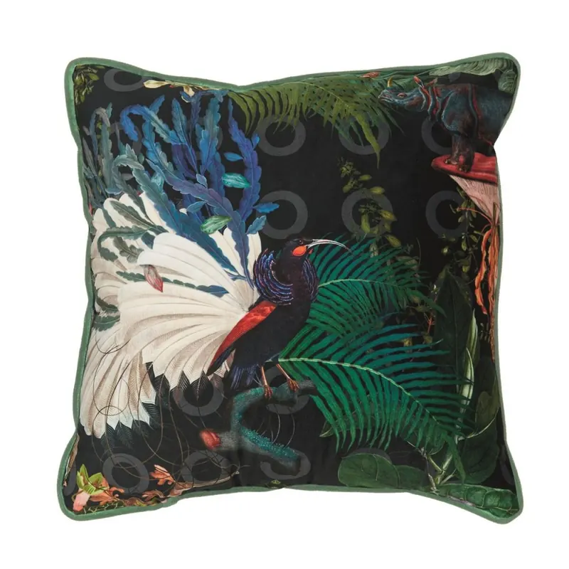 Beddinghouse Kissen ko Menagerie Cushion Square_Raven_UV_UV_50x50 / " 1 Zier 50x50 cm, 20x20 bunt