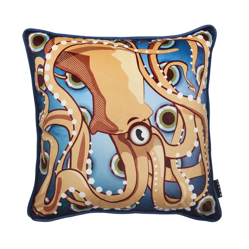 Beddinghouse Kissen ko MO Umbrella Squid Cushion_Multi_UV_UV_50x50 / " 1 Zier 50x50 cm, 20x20 bunt