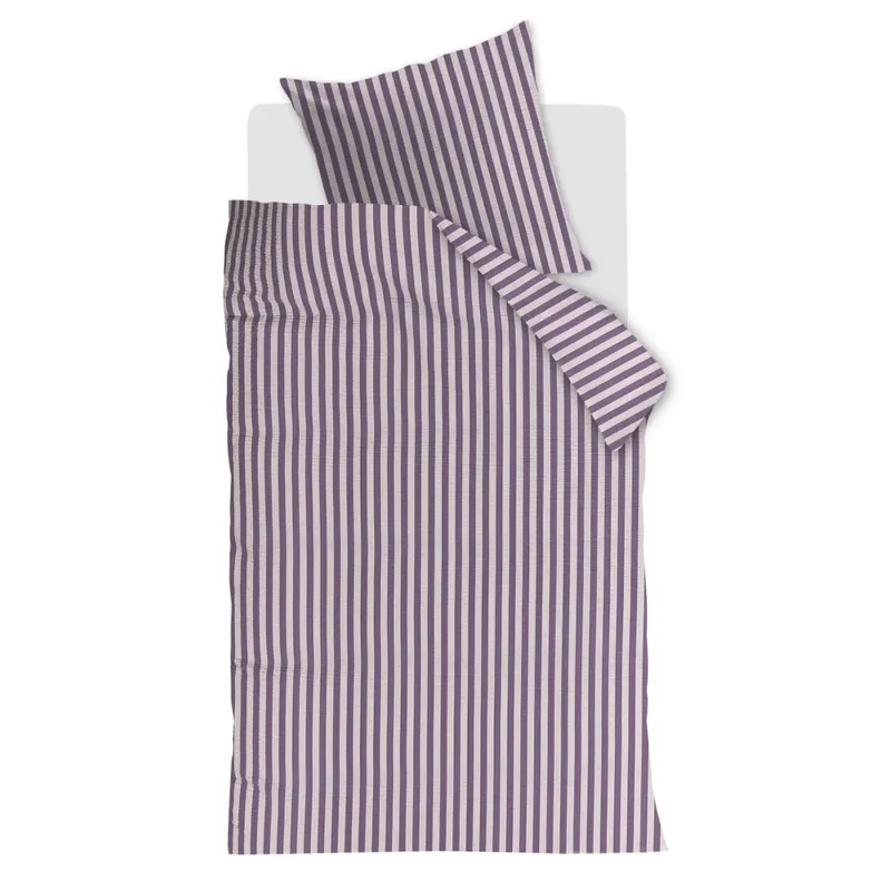 Beddinghouse Seersucker Bettwäsche Veya Mauve Mauve 135 cm x 200 cm lila