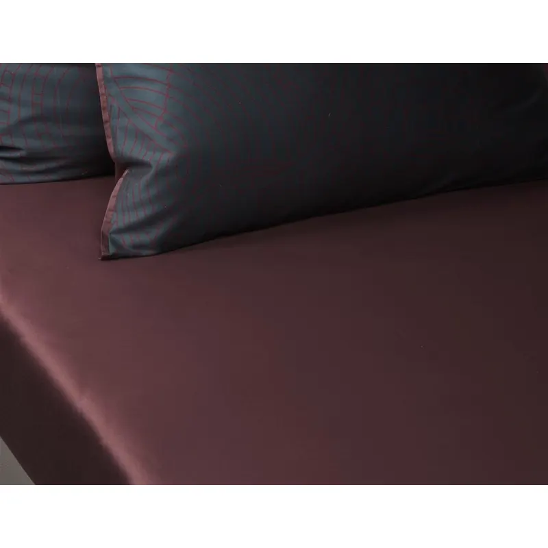 Beddinghouse Spannbettlaken Dodo Pavone Dark Red 180x200 rot