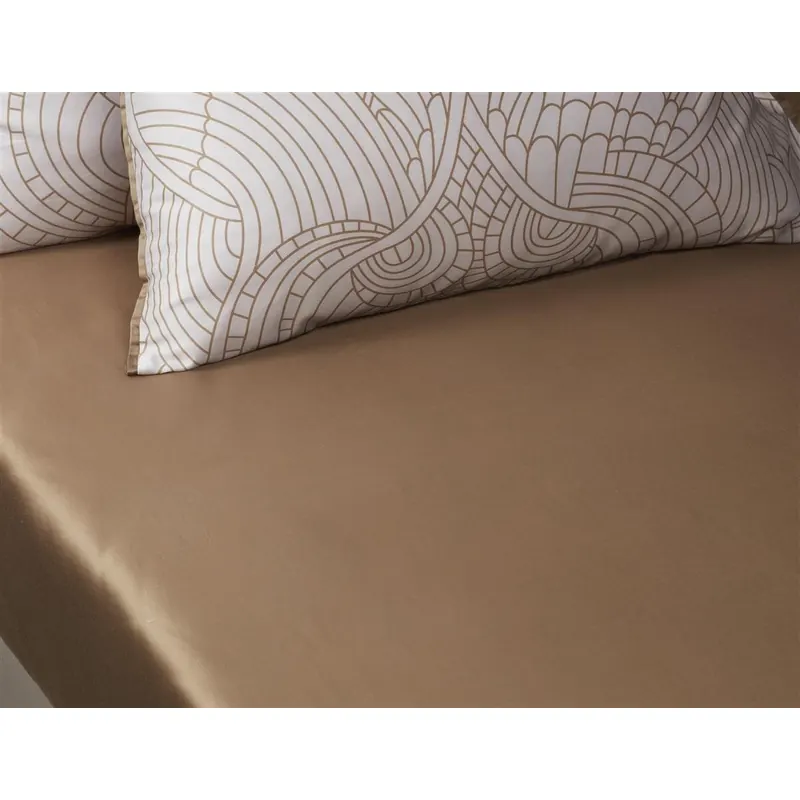 Beddinghouse Spannbettlaken Dodo Pavone Dark Sand 180x200 natur