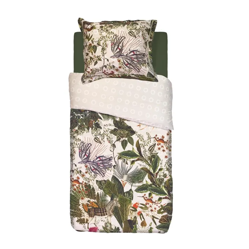 Beddinghouse Spannbettlaken Menagerie Green 90x200 grün