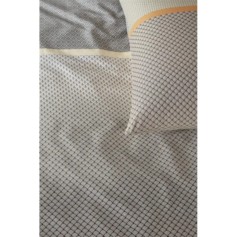 Beddinghouse x Fiep Amsterdam Bettwäsche Alluring_ al_ _UV_155x220 + 1x 1 , 1 155 x 220 cm, 80 x 80 cm natur