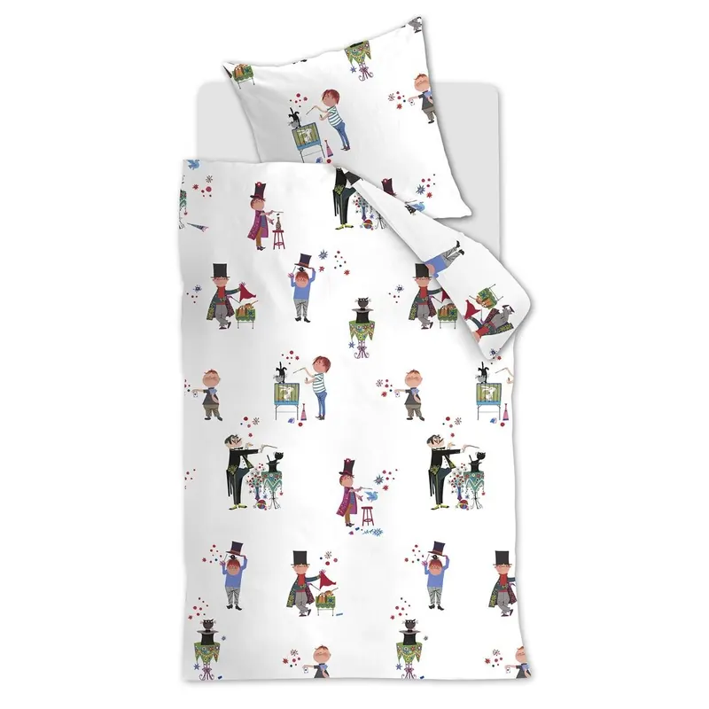 Beddinghouse x Fiep Amsterdam Bettwäsche Goochelen_Multi_ _UV_135x200 + 1x 1 , 1 135 x 200 cm, 80 x 80 cm bunt