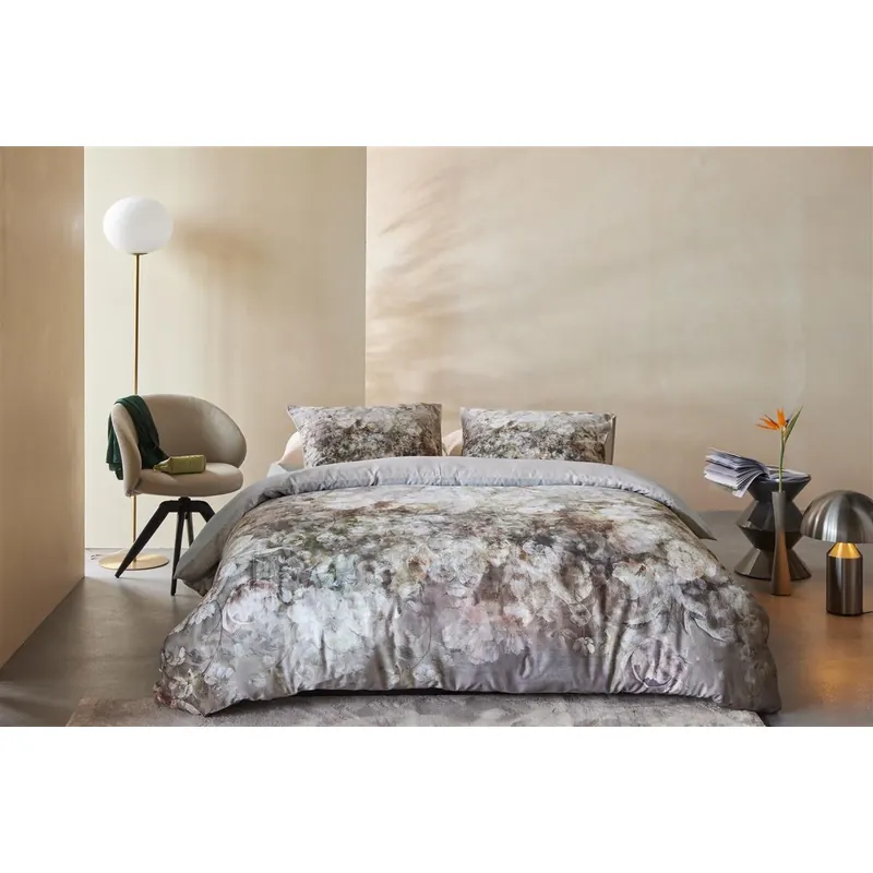 Beddinghouse x Fiep Amsterdam Bettwäsche Patiencia Grey 155x220 Grau