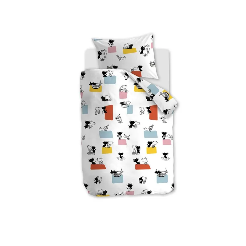 Beddinghouse x Fiep Amsterdam Bettwäsche Vrien n_Multi_ _UV_100x135 + 1x 1 , 1 100 x 135 cm, 40 x 60 cm bunt