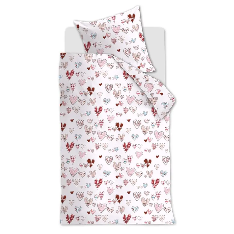 Beddinghouse x Hanneke de Jager Bettwäsche KIDS Sweethearts Multi 135x200 bunt