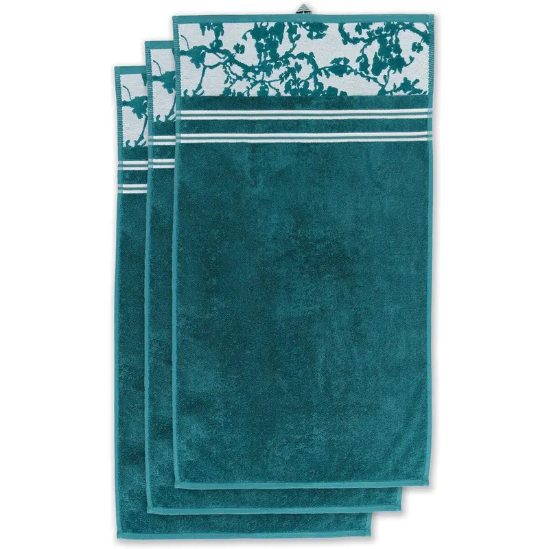Beddinghouse x Van Gogh Museum Handtuch Fleurir Towel Blue Set a 3 Stk 55x100 blau